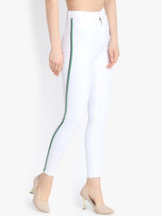 Kotty Women White Skinny Fit High-Rise Clean Look Jeans
