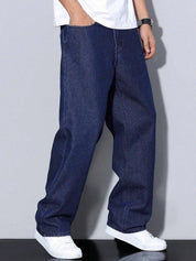 Kotty Men Relaxed Fit Mid-Rise Stretchable Jeans