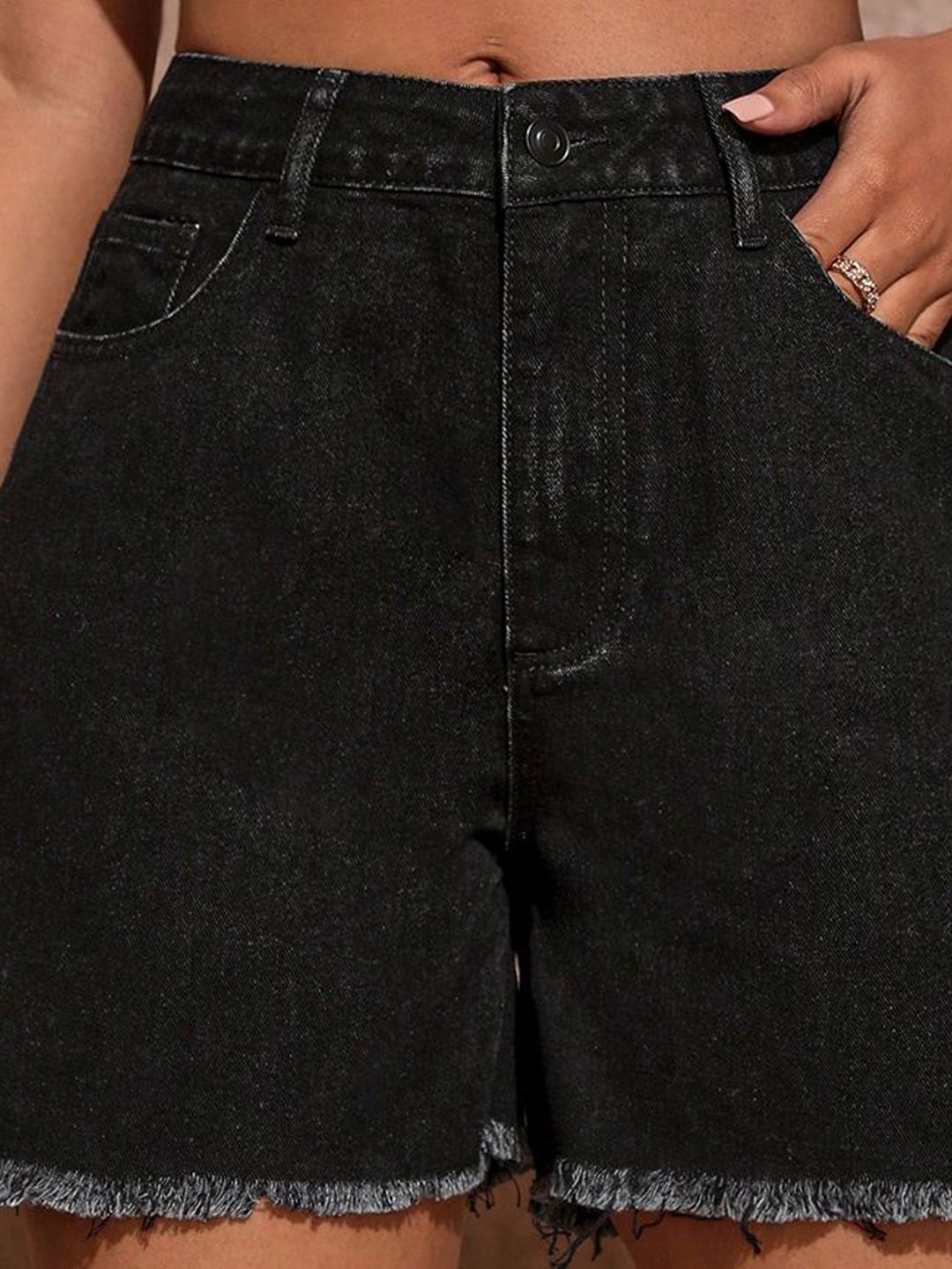 Kotty Women High-Rise Denim Shorts