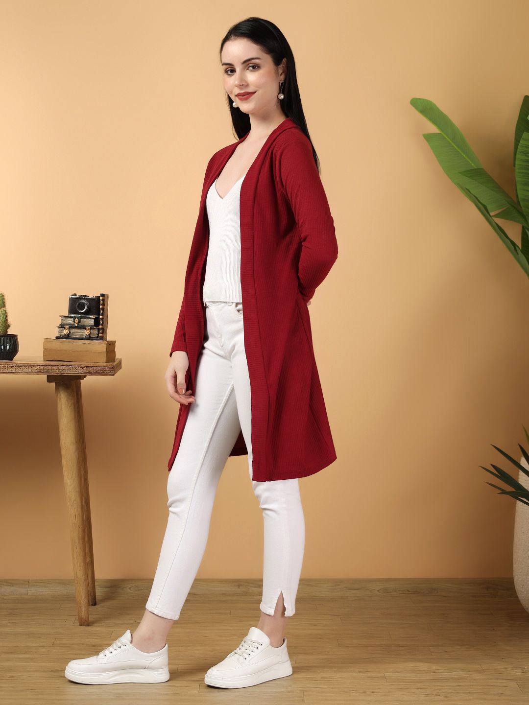 Kotty Women Striped Shrug