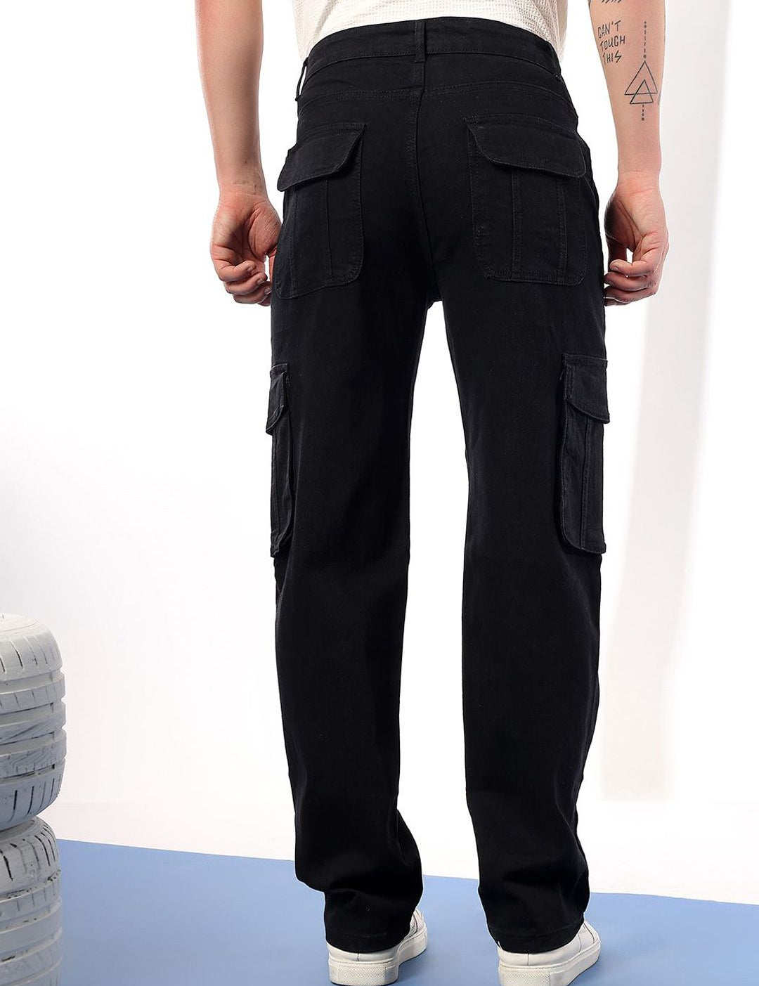 Kotty Men Comfort Regular Fit Mid-Rise Stretchable Jeans