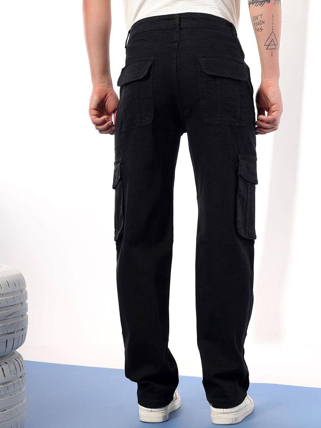 Kotty Men Comfort Regular Fit Mid-Rise Stretchable Jeans