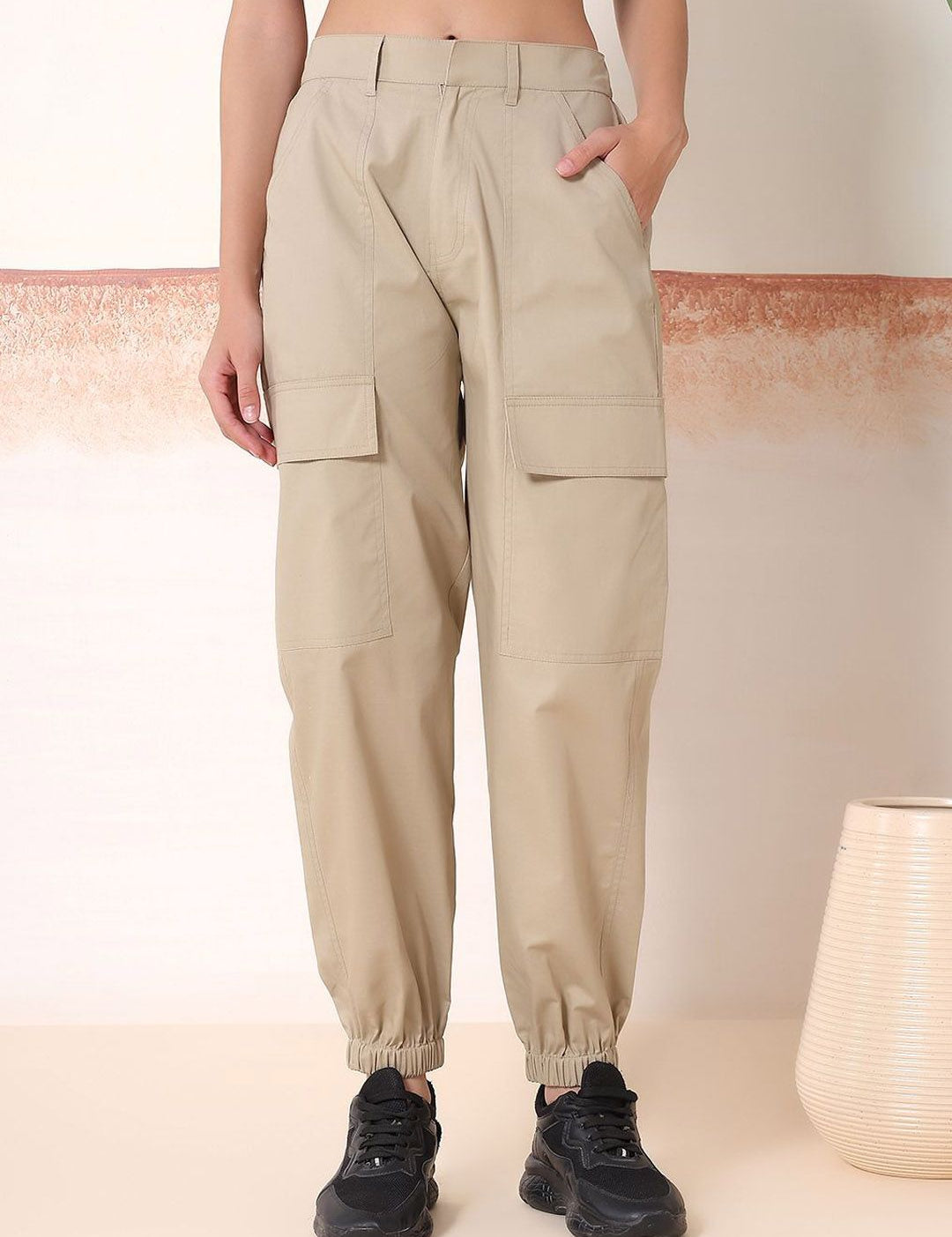 Kotty Women Relaxed Fit Mid- rise Joggers