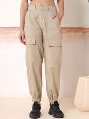 Kotty Women Relaxed Fit Mid- rise Joggers