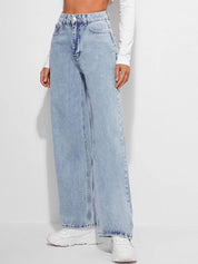 Kotty Women Jean Straight Fit High-Rise Stretchable Jeans