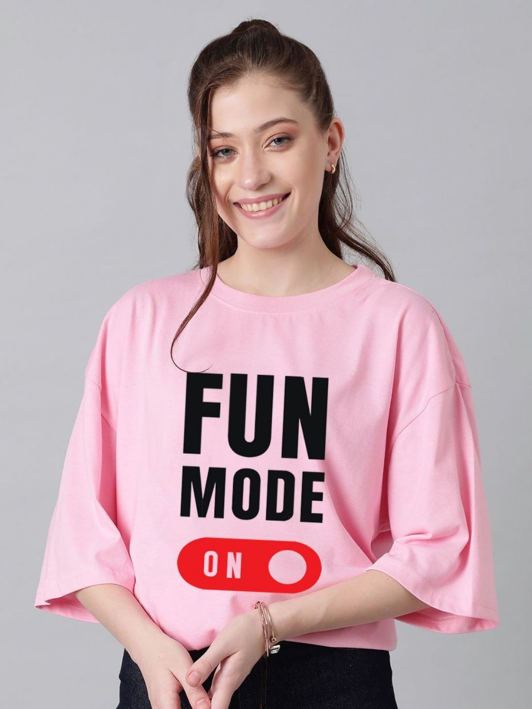 Kotty Women Typography Printed T-shirt