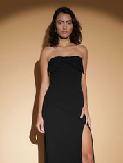 Kotty Women Solid Off-Shoulder Maxi Dress