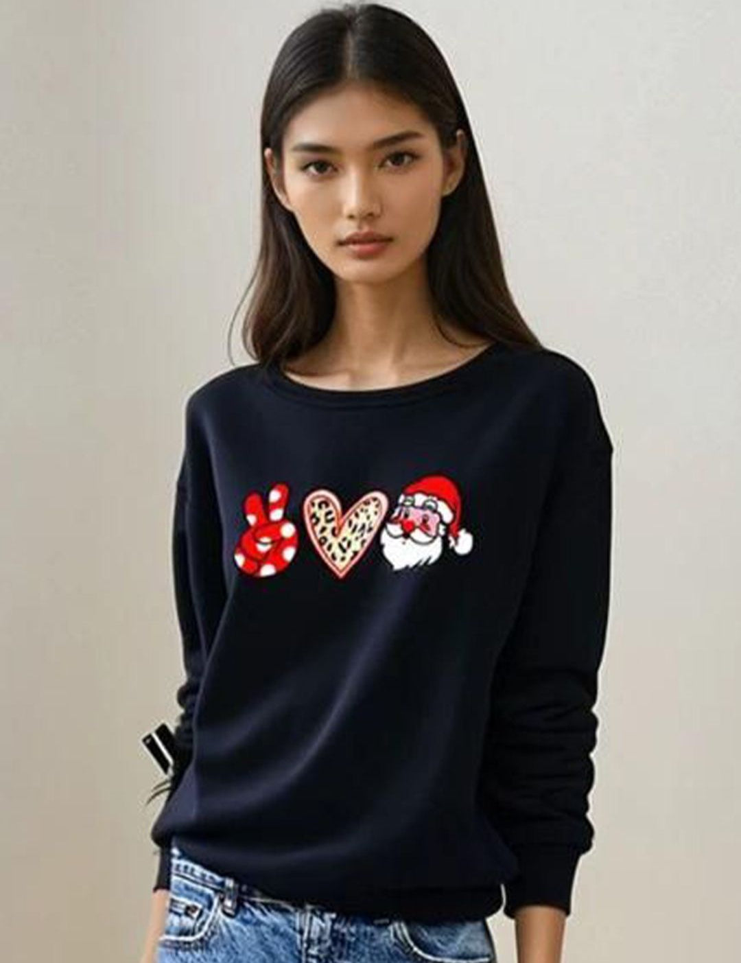 Kotty Women Graphic Printed Full Sleeves Sweatshirt