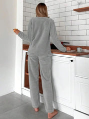 Kotty Women Round Neck Long Sleeves T-shirt With Pyjamas