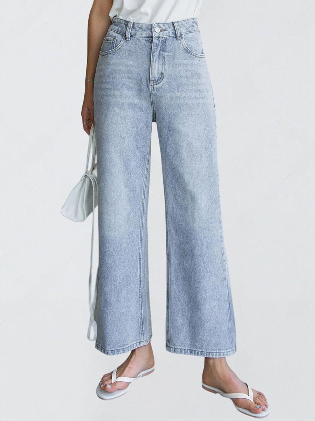 Kotty Women Jean Straight Fit High-Rise Stretchable Jeans