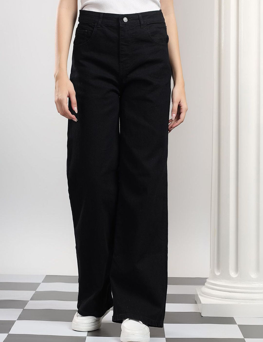 Kotty Women Flared High-Rise Jeans