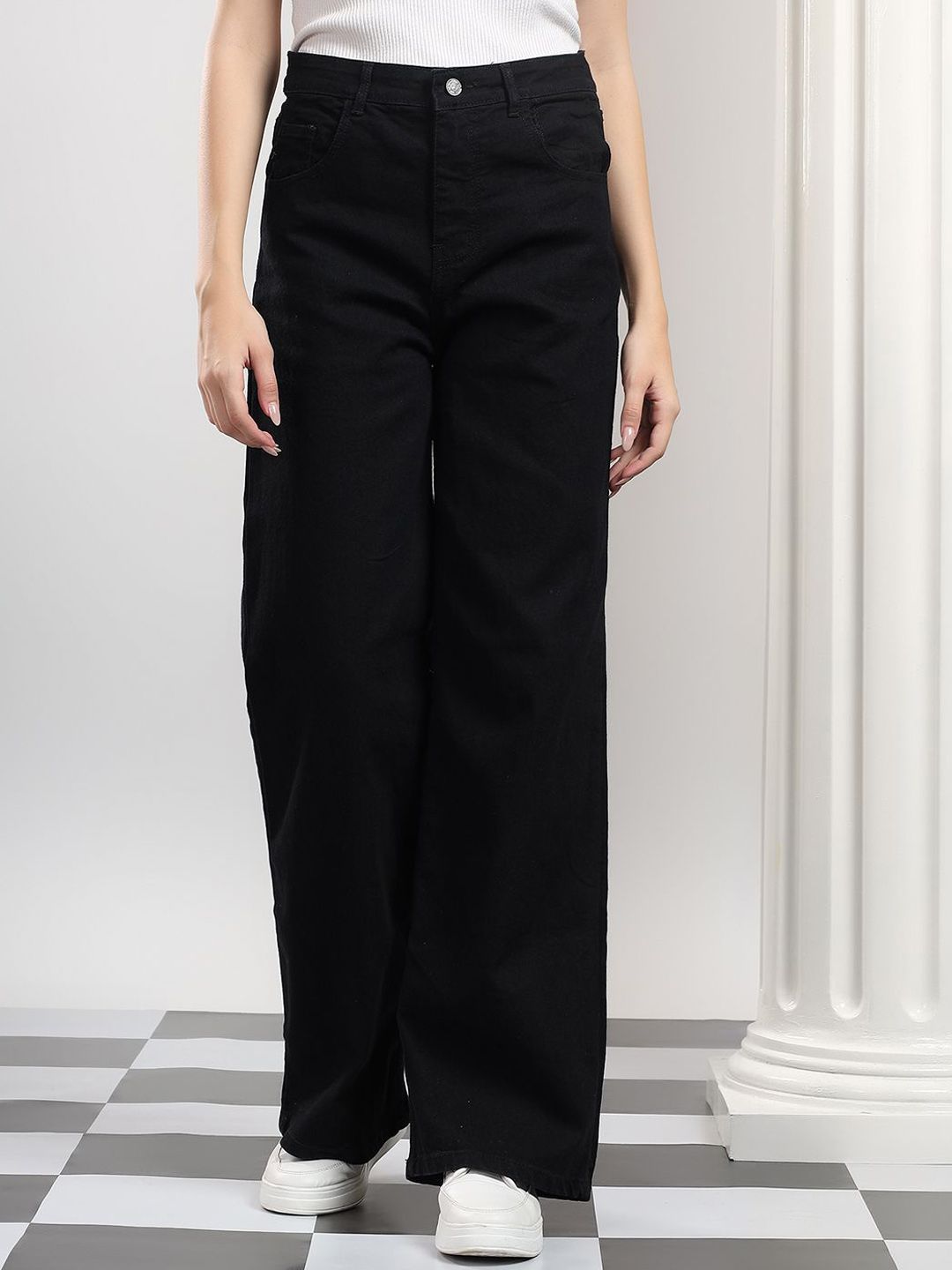 Kotty Women Flared High-Rise Jeans