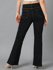 Kotty Women Bootcut High-Rise Stretchable Jeans