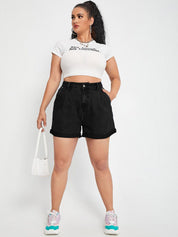 Kotty Women High-Rise Denim Shorts