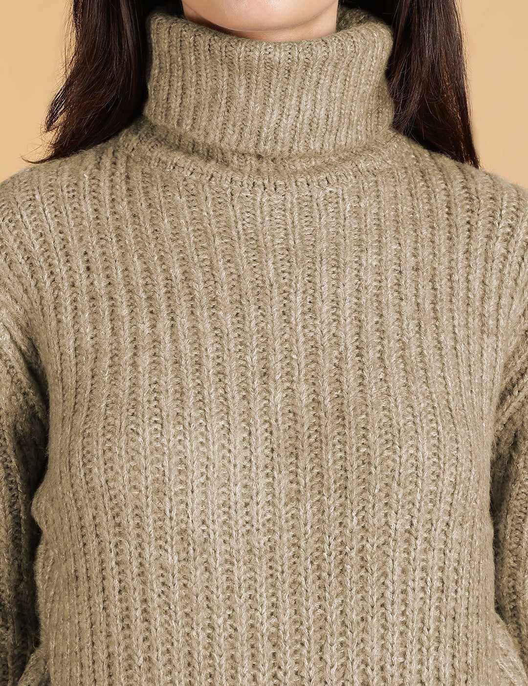 Kotty Women Turtle Neck Pullover Sweaters