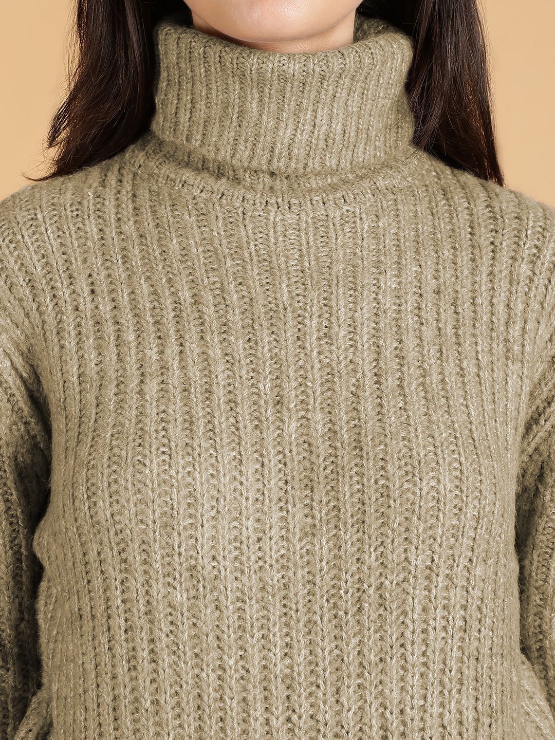 Kotty Women Turtle Neck Pullover Sweaters