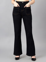 Kotty Women Bootcut Cotton High-Rise  Jeans