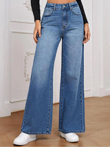 Kotty Women Straight Fit High-Rise Stretchable Jeans