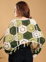 Kotty Women Embroidered Cotton Crop Top