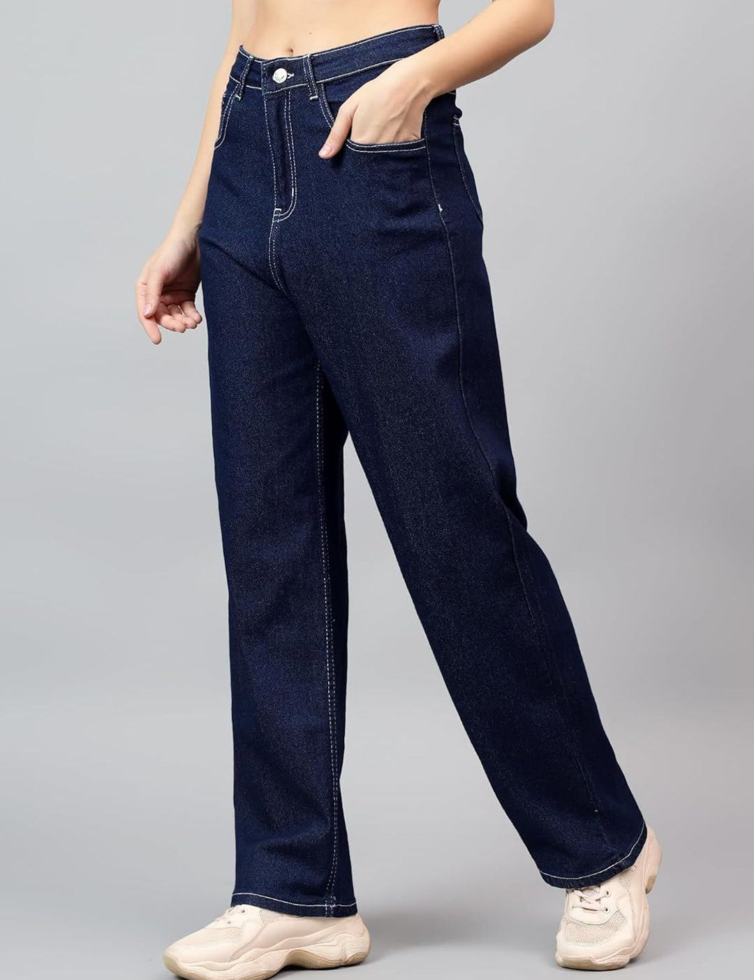 Kotty Women Wide Leg High-Rise Stretchable Jeans
