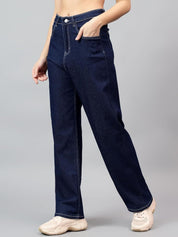 Kotty Women Wide Leg High-Rise Stretchable Jeans