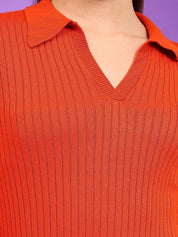 Kotty Women Striped Cotton Bodycon Midi Dress