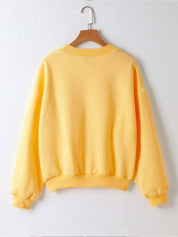 Kotty Women Floral Embroidered Full Sleeve Sweatshirt