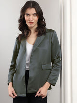 Kotty Notched Lapel Open Front Blazers