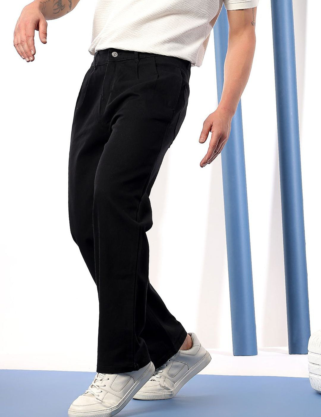 Kotty Men Comfort Regular Fit Mid-Rise Stretchable Jeans