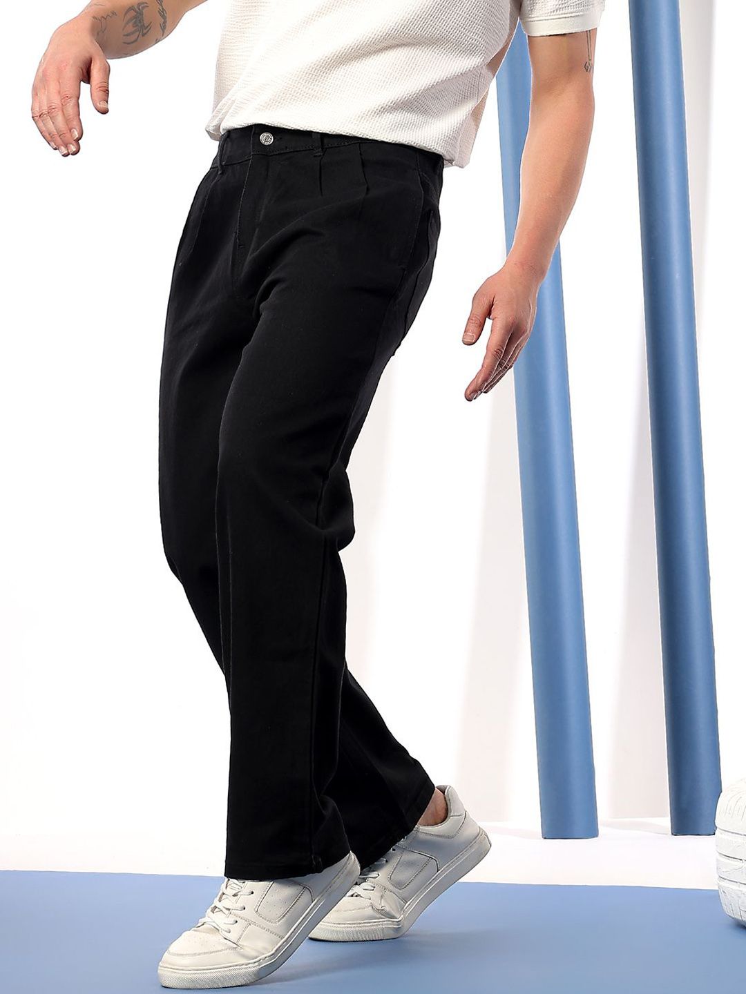 Kotty Men Comfort Regular Fit Mid-Rise Stretchable Jeans