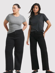 Kotty Women Wide Leg High-Rise Stretchable Denim Jeans