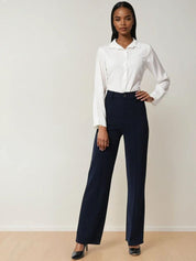Kotty Women Straight Fit High-Rise Trousers