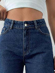 Kotty Women Straight Fit High-Rise Stretchable Jeans