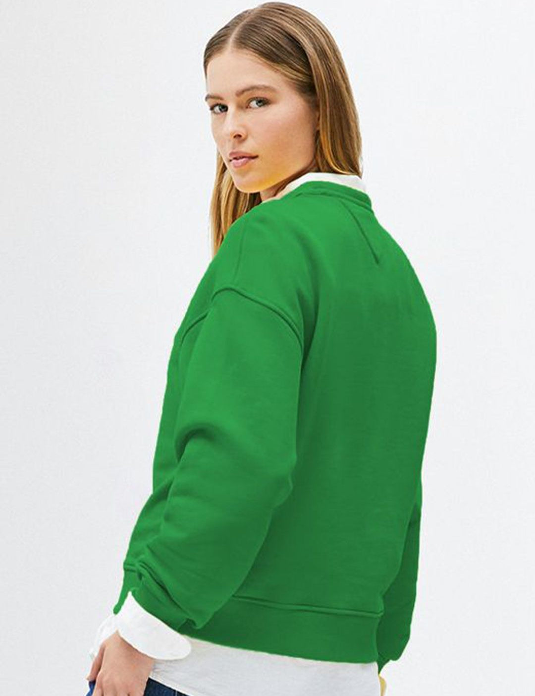 Kotty Women Round Neck Pullover Sweatshirt