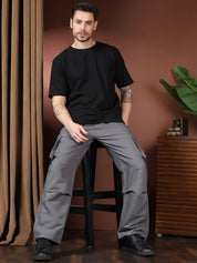 Kotty Men Relaxed Easy Wash Cargos Trousers