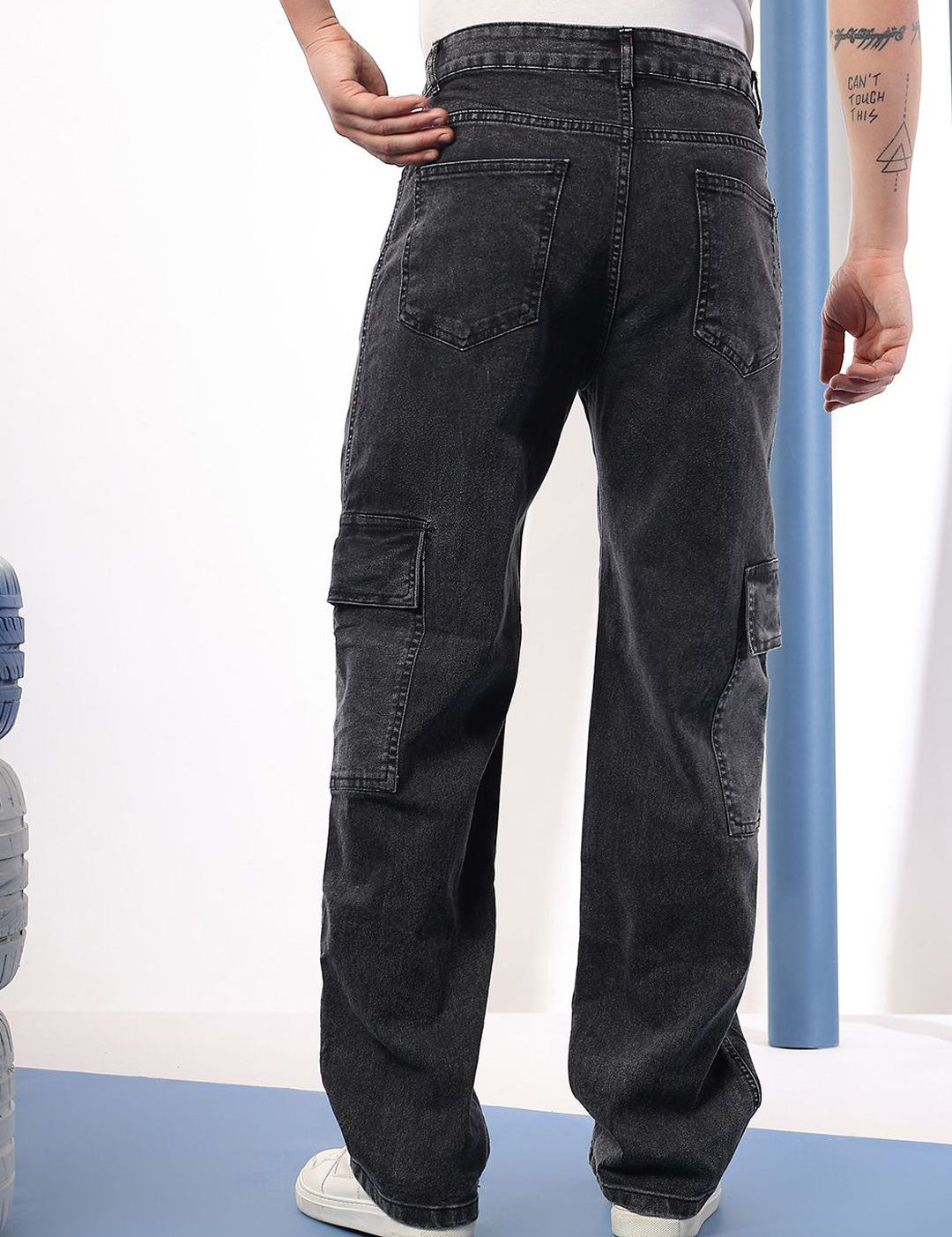 Kotty Men Comfort Regular Fit Mid-Rise Stretchable Jeans