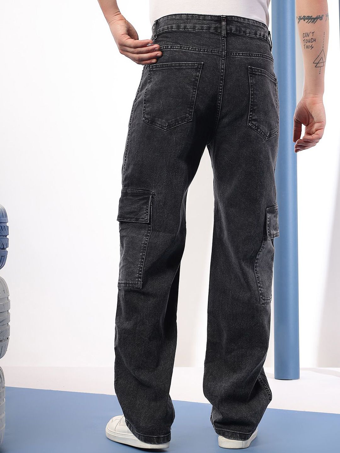 Kotty Men Comfort Regular Fit Mid-Rise Stretchable Jeans