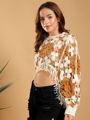 Kotty Women Round Neck Cotton Top