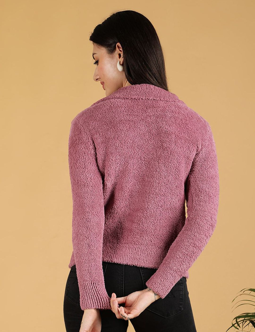 Kotty Women Lapel Collar Pullover