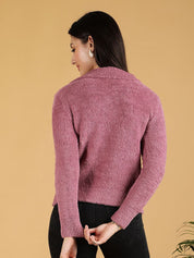 Kotty Women Lapel Collar Pullover