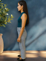 Kotty Women Regular Fit High-Rise Light Fade Stretchable Jeans