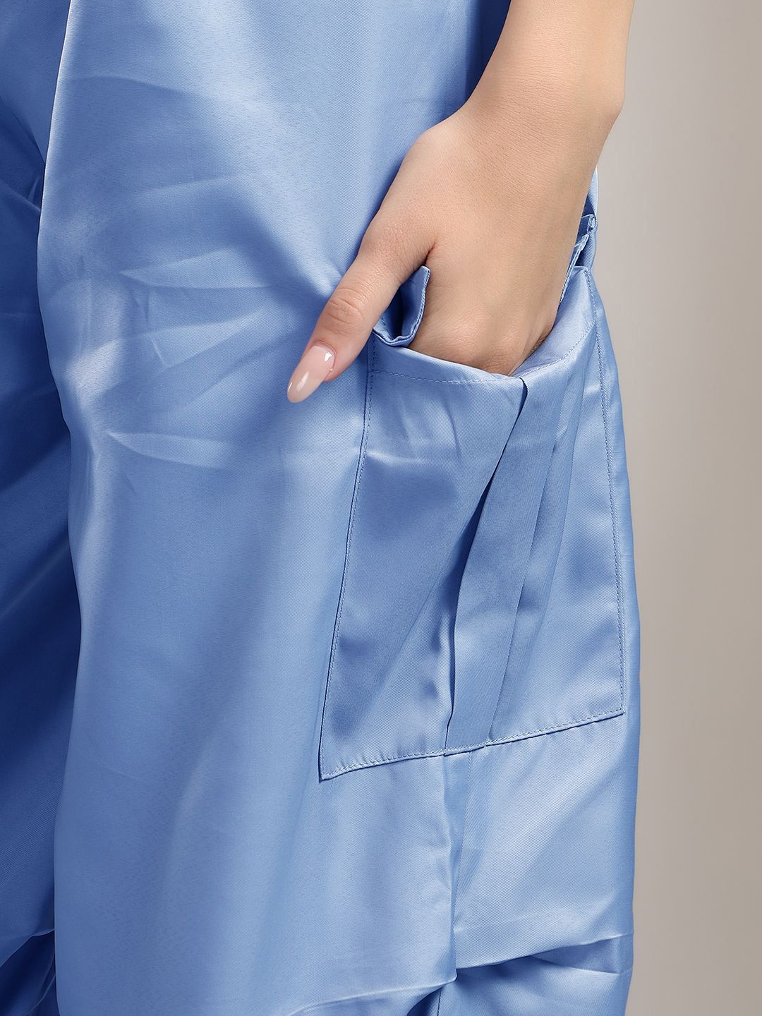 Kotty Women High-Rise Jogger Fit Cargos Trousers