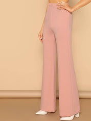 Kotty Women Relaxed High-Rise Flared Trousers 