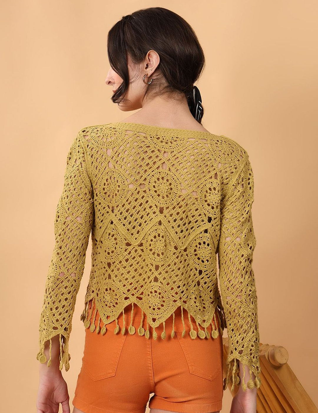 Kotty Women Embellished Cotton Regular Top