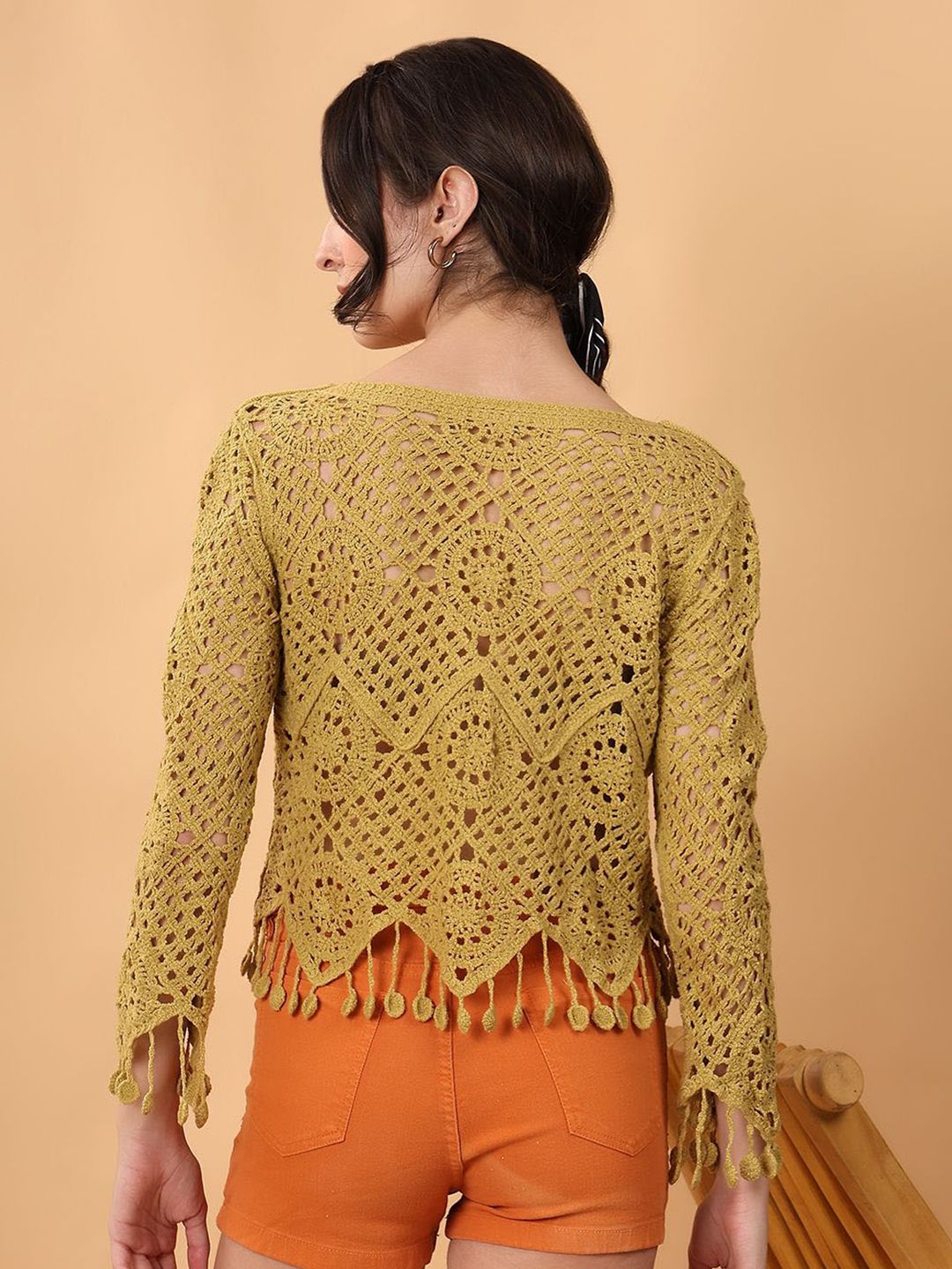 Kotty Women Embellished Cotton Regular Top