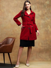 Kotty Spread Collar Longline Overcoat