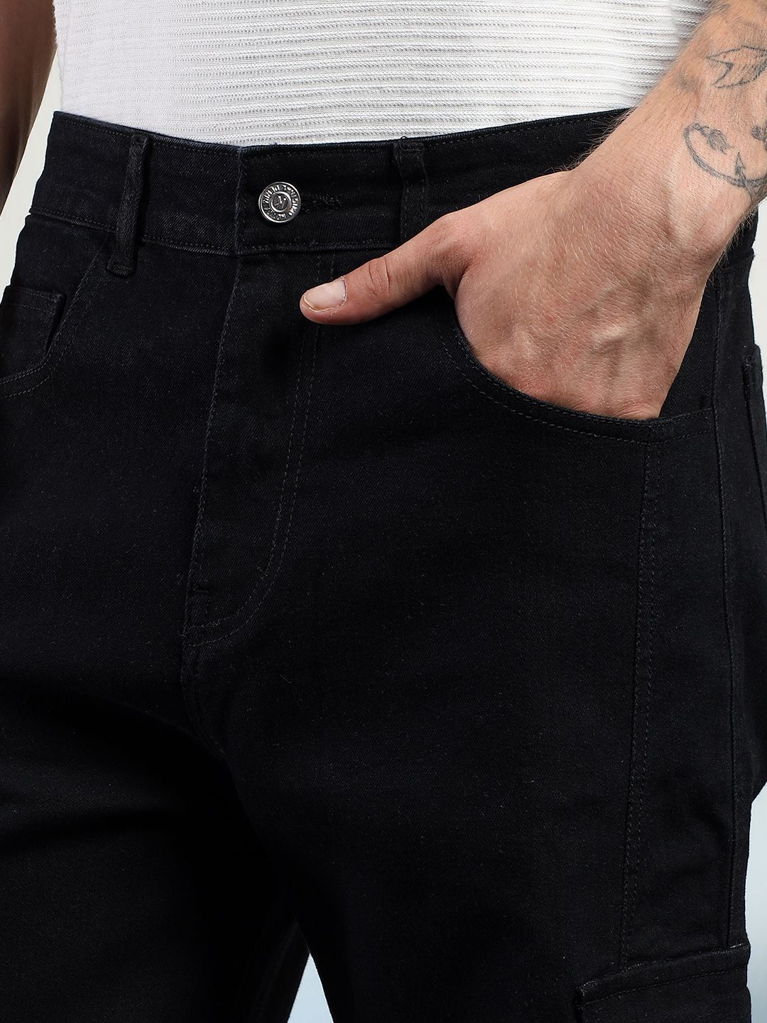 Kotty Men Pleated Cargos Trousers