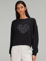 Kotty Women Graphic Printed Round Neck Full Sleeve Sweatshirt