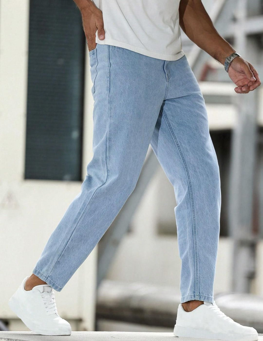 Kotty Men Straight Fit Low-Rise Stretchable Jeans