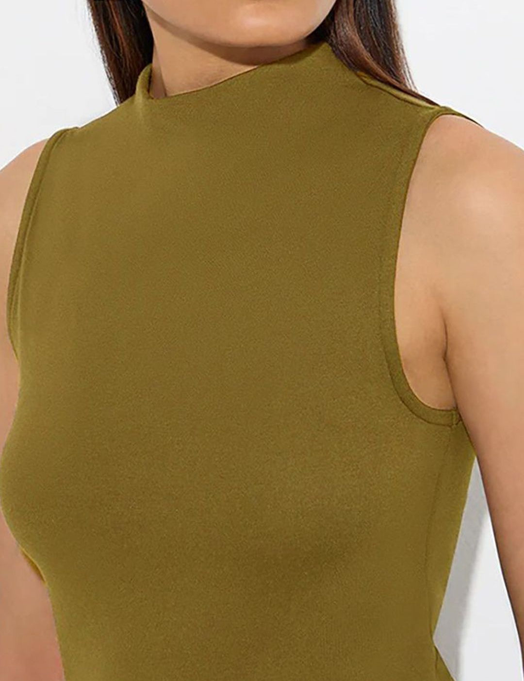 Kotty High Neck Fitted Top